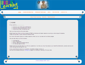 Street Learning Home Page